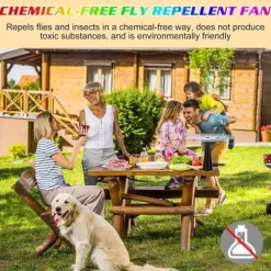 Flugfångare, 2-pack automatisk flugfångare, mot flugor och annat, för bordet, uteplatsen och restaurangen