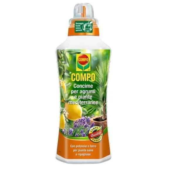 Flytande gödsel för citrus och medelhavsväxter 1 Lt Compo