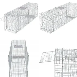 Fånga levande-fälla 100 cm galvaniserad - Levande Fälla - Levande Fällor - Home & Living