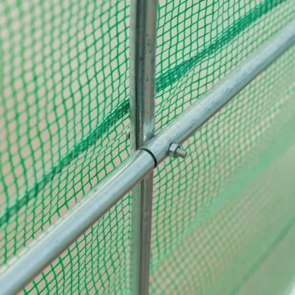 Folietunnel 445x190x200 cm med fönster, tomatväxthus, grön