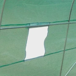 Folietunnel 445x190x200 cm med fönster, tomatväxthus, grön