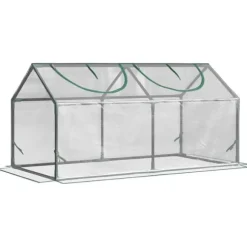 Folieväxthus PVC 120x60x60 cm, transparent – tomathus & drivbänk