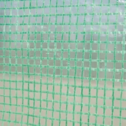 Folieväxthus 2,95x2x2 m, gåbart, 6 fönster, UV-skydd – för trädgårdsodling