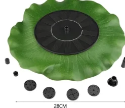 Fontän - Solcellsfontän / Vattenfontän Solcell - 28 cm