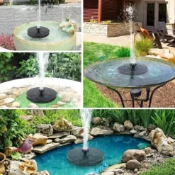 Fontän - Solcellsfontän / Vattenfontän Solcell - 18 cm