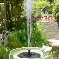 Fontän - Solcellsfontän / Vattenfontän Solcell - 18 cm