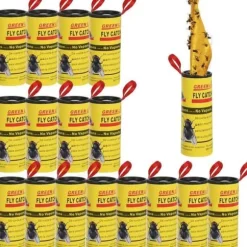 Forhome Flugfälla, Tejp Flugfälla, 32 st Sticky Flugor, Pappersflugdödare, Sticky Flugfälla-N171