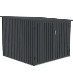 Fornorth Cykelförråd för fyra cyklar 203x198x157cm, mörkgrå