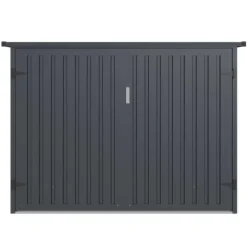 Fornorth Cykelförråd för fyra cyklar 203x198x157cm, mörkgrå