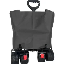 Fornorth Trädgårdsvagn 115x61x105cm 100kg, svart