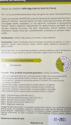 FORTEFOSKA LAVENDELGÖDSEL 1 KG GRANULAT MYCKET EFFEKTIVT