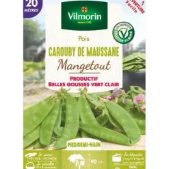 Frö - Vilmorin - Ärtor Mangetout Carouby de Maussane - 20 m
