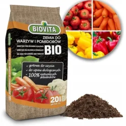 FÄRDIG BIOJORD FÖR GRÖNSAKER OCH TOMATER BIOVITA 20L