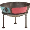 Färgglad eldstad Ø 40 cm järn