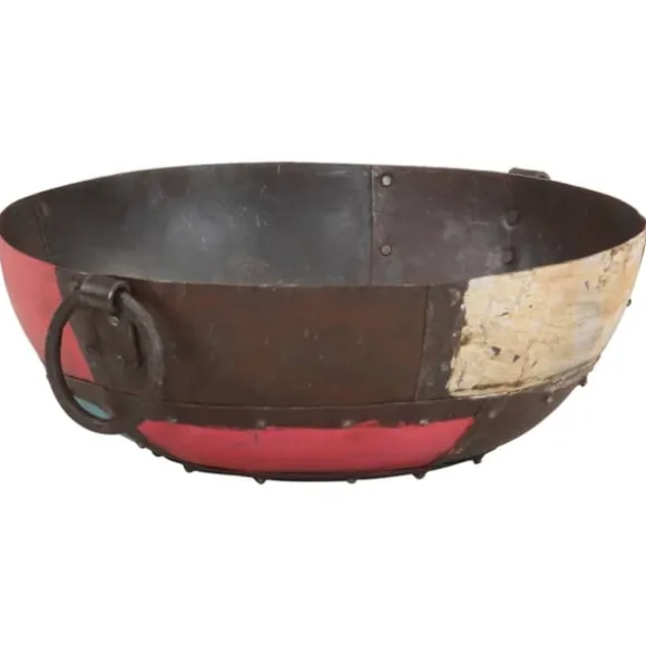 Färgglad eldstad Ø 40 cm järn