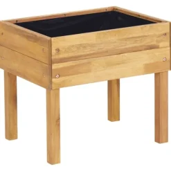 Förhöjd odlingslåda 50x40x45 cm massivt akaciaträ