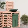 Förlängning till skjul för sopkärl massivt douglasträ