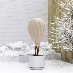 Frostskydd för växtfleece Beige 20 x 1,6 m Syntetiskt tyg