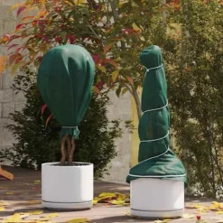 Frostskydd för växtfleece Grön 100 x 1,6 m Syntetiskt tyg