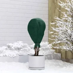 Frostskydd för växtfleece Grön 100 x 1,6 m Syntetiskt tyg