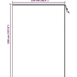 Frostskyddsöverdrag för växter - vidaXL - Vit - Nonwoven - 3,5x2,5 m - Dragkedja