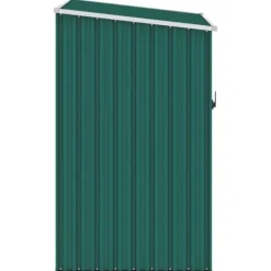 Förråd & Redskapsbodar - Living Trädgårdsskjul grön 87x98x159 cm galvaniserat stål