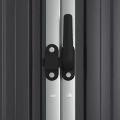 Förråd & Redskapsbodar - Living Trädgårdsskjul antracit 161x89x161 cm galvaniserat stål