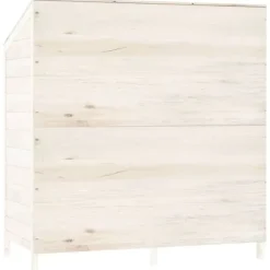 Förråd & Redskapsbodar - Living Trädgårdsbod vit 102x52x112 cm massivt granträ