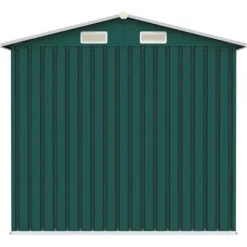 Förråd & Redskapsbodar - Living Trädgårdsskjul grön 205x129x183 cm galvaniserat stål