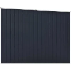 Förråd & Redskapsbodar - Living Trädgårdsskjul antracit 195x198x159 cm galvaniserat stål