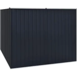 Förråd & Redskapsbodar - Living Trädgårdsskjul antracit 195x198x159 cm galvaniserat stål