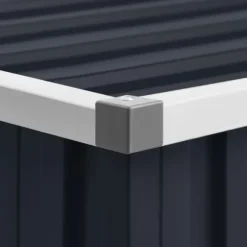 Förråd & Redskapsbodar - Living Trädgårdsskjul antracit 195x198x159 cm galvaniserat stål