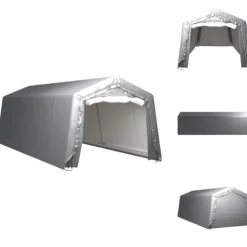 Förråd & Redskapsbodar - Living Förvaringstält 300x750 cm stål grå