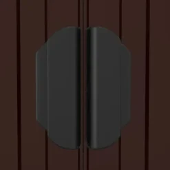 Förråd & Redskapsbodar - Living Trädgårdsskjul mörkbrun 192x357x223 cm galvaniserat stål