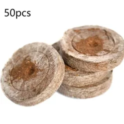 Fröstartare Jordpluggar Växtfiber Plantskola Block Torv Jordpellets