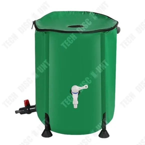 Förvaringsbehållare - TECH DISCOUNT - 100L - PVC - 40x78cm - Fällbar och multifunktionell