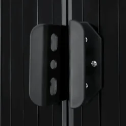 Förvaringsbod antracit stål 204x132x186 cm - Trädgårdsskjul - Trädgårdsbod - Home & Living