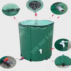 Förvaringsfat - Regnvatteninsamling - 750L - PVC - Starka svetsar - Lätt att transportera