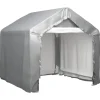 Förvaringstält grå 180x180 cm galvaniserat stål