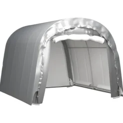 Förvaringstält 300x300 cm stål grå