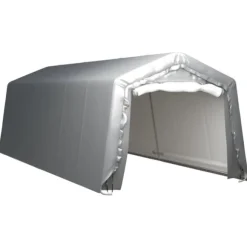 Förvaringstält 300x750 cm stål grå