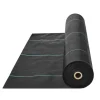 5FTx250FT Premium kraftig ogräsbarriär, 5OZ geotextil, hög permeabilitet för effektiv ogräsbekämpning och landskap.