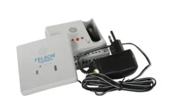 Fuktlarm med relä 230V-kontaktadapter