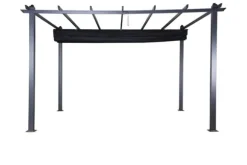 FURNLUX UTOMHUS PERGOLA LAZIO SVART 395CM