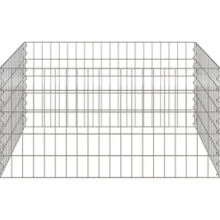 Fyrkantig Komposter 100 x 100 x 50 cm Järn