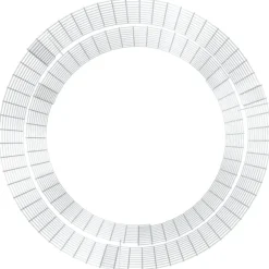 Gabion för eldstad Ø 100 cm galvaniserat järn