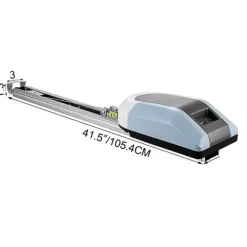 Garageportöppnare, tyst AC-motor, trådlös fjärrkontroll,1000 N