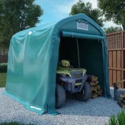 Garagetält PVC 1,6x2,4 m grön