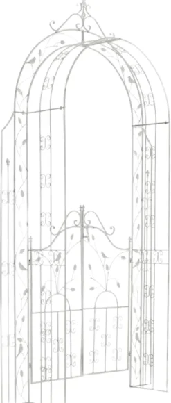 Garden Arch with Gate - Climbing Aid - Hållbar järndesign