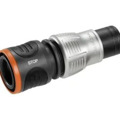 GARDENA 18253-50 Premium Plast Slangkoppling med reglerventil Snabbkoppling, 13 mm (1/2) - 15 mm (5/8) Vattenstopp